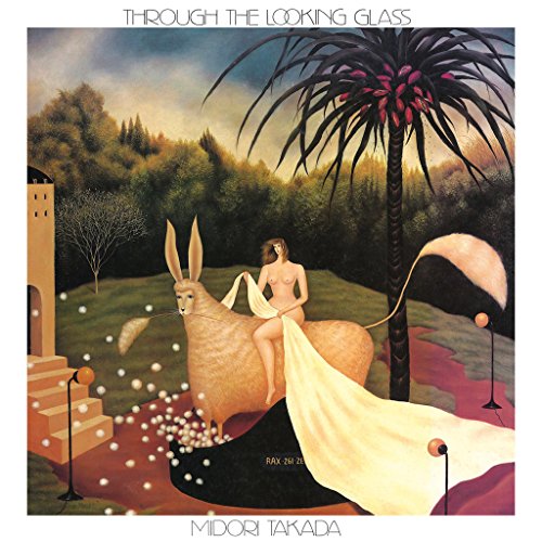 Album cover with surreal artwork: nude woman on rabbit, flowing dress, and fantastical landscape.