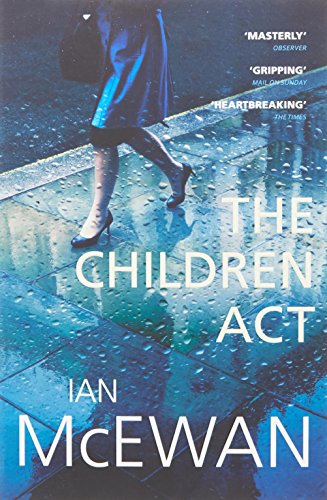 Book cover of 'The Children Act' by Ian McEwan, featuring a close-up of a child's face.