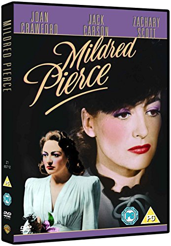 DVD case for "Mildred Pierce" with Joan Crawford's image on the cover.