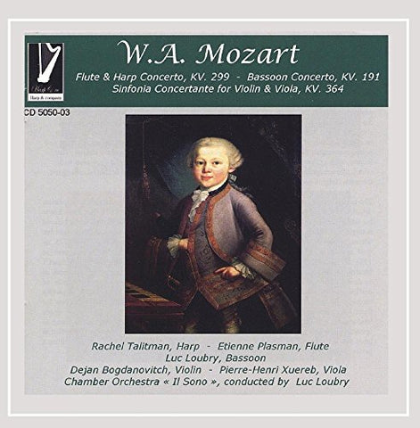 Bogdanov Talitman - Mozart: Concerto for Harp, Flute, Bassoon [CD]