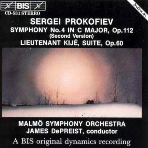 Depreistmalmo So - Prokofiev: Symphony No.4 Op.112 (second version) Lt. Kijé Suite Op.60 [CD]