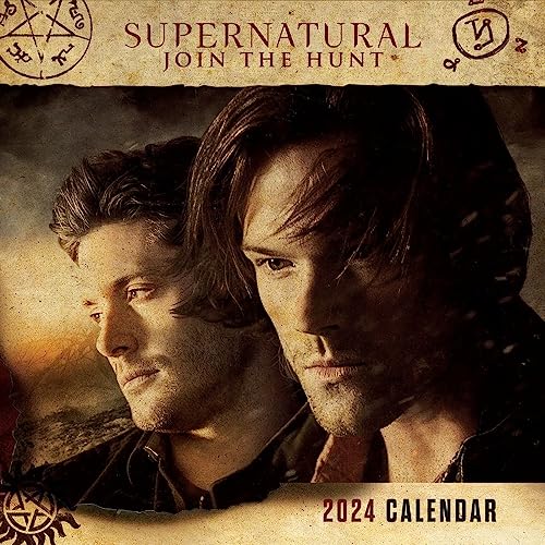 Supernatural 2024 Calendar, Month To View Square Wall Calendar, Offici