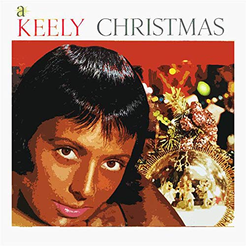 "Album cover featuring a woman's portrait and a Christmas ornament."