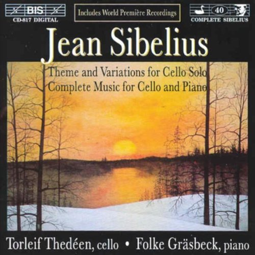 Grasbeck:Thedeen - Jean Sibelius - Theme and Variations for Cello Complete Music for Cello and Piano [CD]