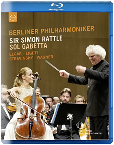 DVD cover featuring a cellist and conductor on stage with an orchestra behind them.