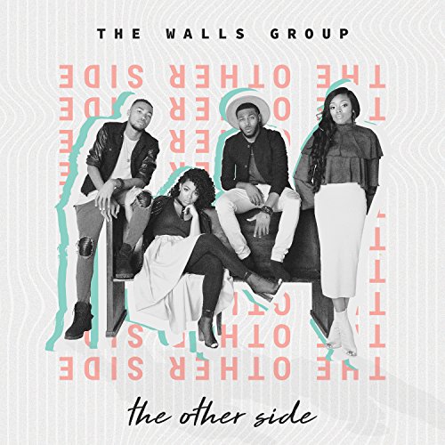 "Album cover with four people posed, surrounded by 'the other side' text."