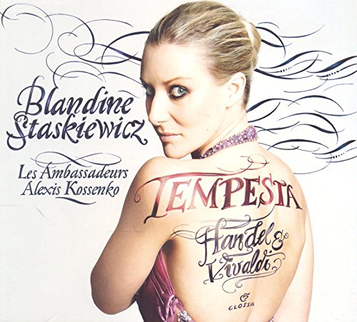 "CD cover featuring a woman with text on her back against a white background."