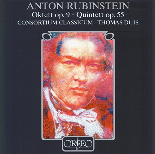 A CD cover featuring a portrait of Anton Rubinstein on a dark background.