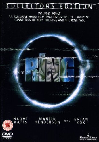 DVD cover for "The Ring" with a glowing ring and actors' names.