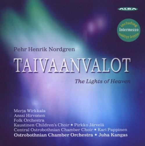 "CD cover art with 'TaivaAnvalot' in white on a blue and green background."
