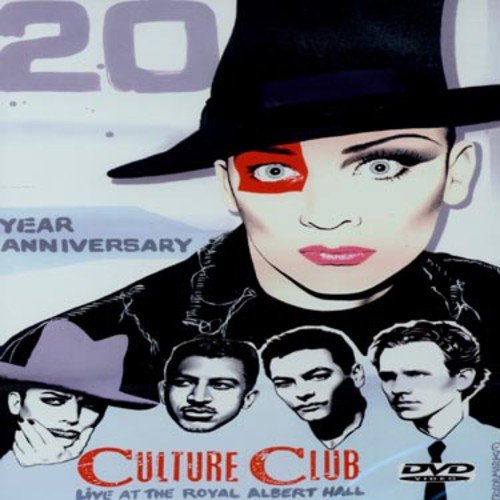 "Culture Club DVD cover featuring Boy George and band members in black and white."