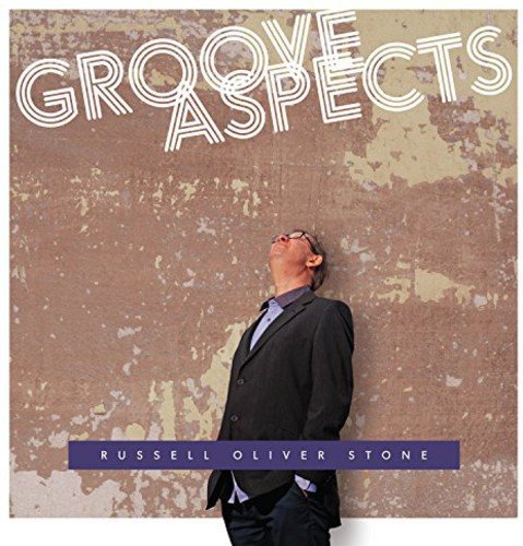 "Album cover with man in suit against a worn, brown wall, titled 'Groove Aspects'."