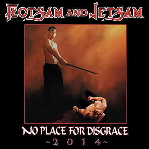 "Album cover art featuring a man wielding a sword over a fallen figure."