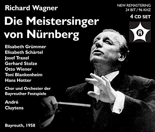 Black-and-white CD cover featuring a conductor gesturing with baton against a dark background.