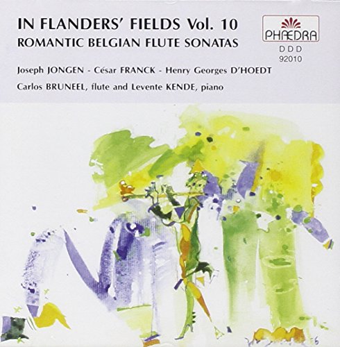 Various - In Flanders Fields 10: Romantic Belgian Flute Sonatas [CD]