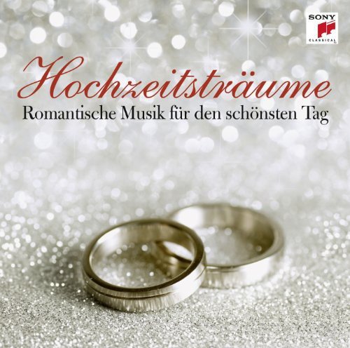 "CD cover with two gold wedding rings on a sparkling background."