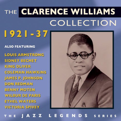 "CD cover with sepia-toned portrait and list of featured jazz artists."