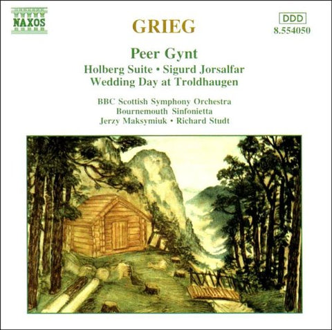 Bbcssobournemouth Sinf - Grieg - Orchestral Music: Peer Gynt, Holberg Suite, Sigurd Jorsalfar, Wedding Day at Troldhaugen. [CD]