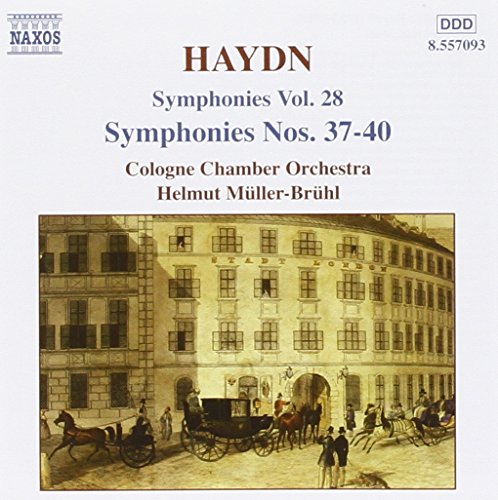 Cologne Co:Muller-Bruhl - HAYDN: Symphonies Nos. 37-40 [CD]