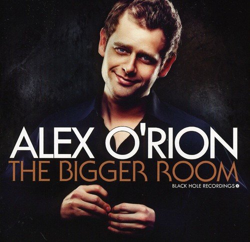 Alex O'Rion album cover featuring a man in a dark shirt against a dark background.