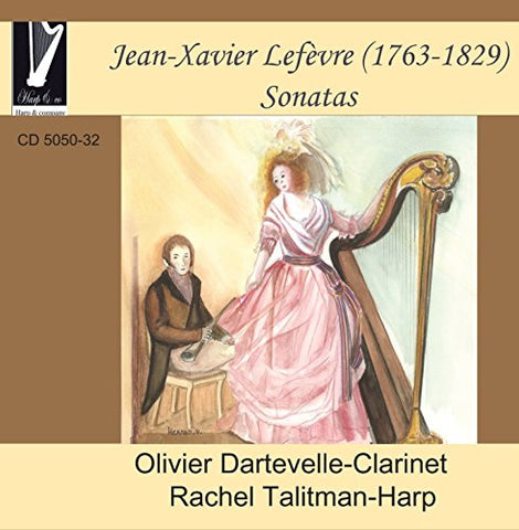Rachel Talitman/olivier Dartev - Lefèvre: Sonatas for harp & clarinet [CD]