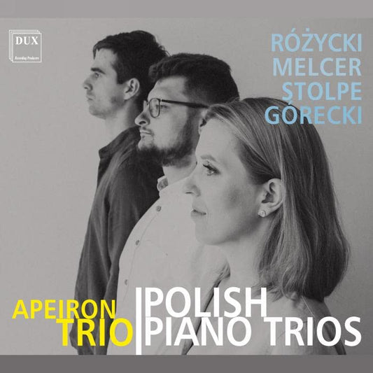 Apeiron Trio - Polish Piano Trios by Gorecki, Melcer, Rozycki & Stolpe [CD]
