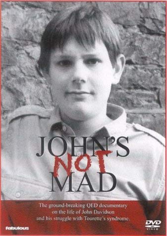 DVD cover featuring a black and white photo of a young man with overlaid text.