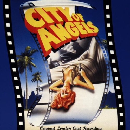 "CD cover art for 'City of Angels' with a woman and film strip."