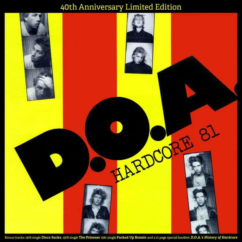 D.o.a. - Hardcore 81 (Yellow Vinyl) [VINYL]