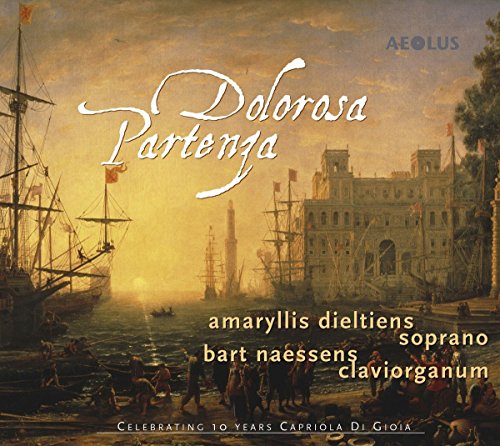 "CD cover with 18th-century harbor scene, ships, and buildings, featuring white and yellow text."