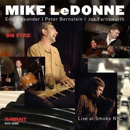 "CD cover featuring a collage of musicians performing, with 'MIKE LEDONNE' prominently displayed."