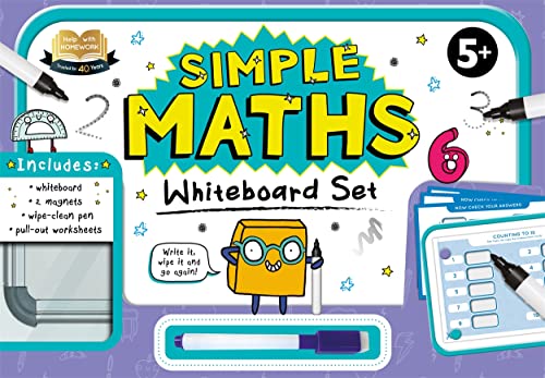 5+ Simple Maths (Help With Homework Book and Whiteboard Set)