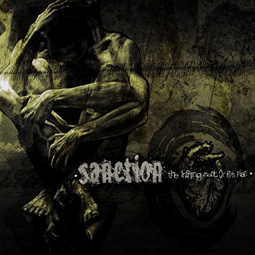 Album cover with a hooded figure and a circular emblem, dark and grungy artwork.