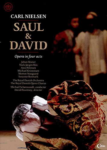 "Opera DVD cover with man in ornate robes, kneeling, and other figures in the background."