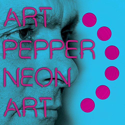 "CD cover with a man's face and pink text on blue background."