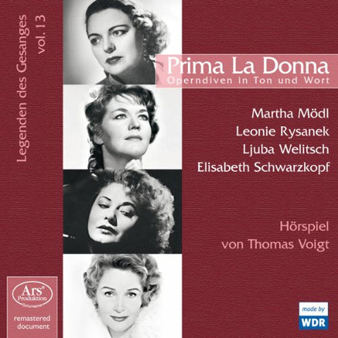 Schwarzkopfmodl/rysanek/welits - Prima La Donna - Opera Divas [CD]