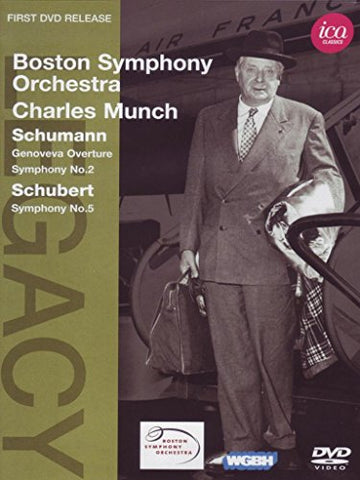 Schumann/ Schubert: Munch (Genoveva Overture/ Symphony No.2/ Symphony No.5) (Ica Classics: ICAD 5052) [DVD] [2011] [NTSC]