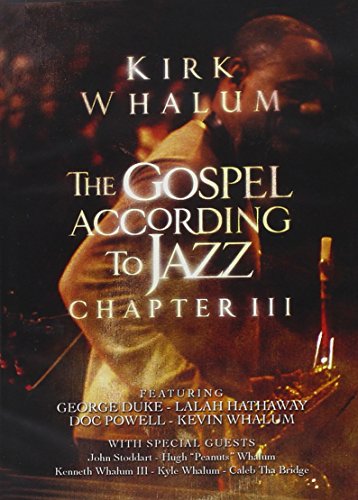 DVD cover for "The Gospel According to Jazz Chapter III" featuring a man singing into a microphone.