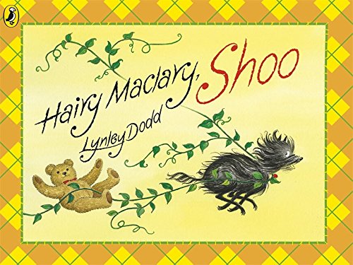 "Children's book cover featuring a teddy bear and rooster on a yellow background."