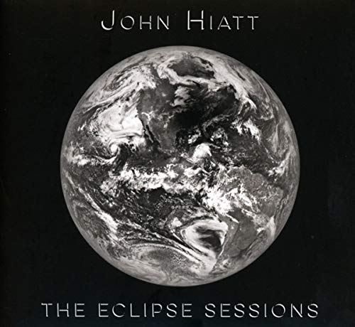 CD cover for John Hiatt’s “The Eclipse Sessions” featuring Earth imagery.
