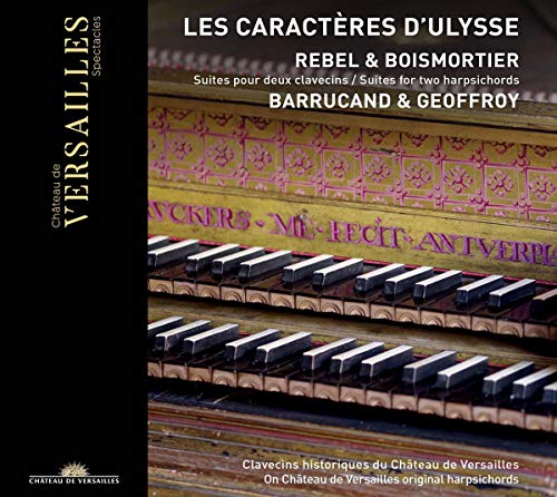 A CD cover featuring a close-up of a harpsichord's keys with ornate gold design.