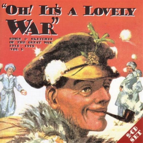 A CD cover featuring a man in a military hat smoking a pipe.