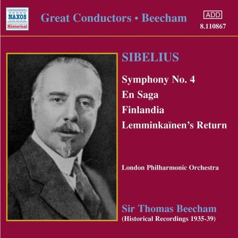 Lpobeec - Sibelius - Symphony No 4 [CD]