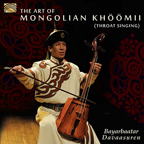 CD cover featuring a man playing a stringed instrument, wearing traditional Mongolian attire.