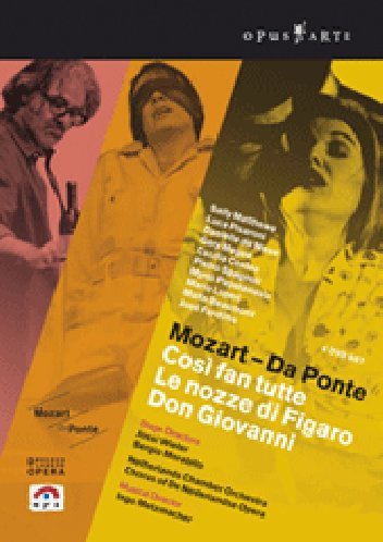 DVD box set cover with three opera performers and title text.