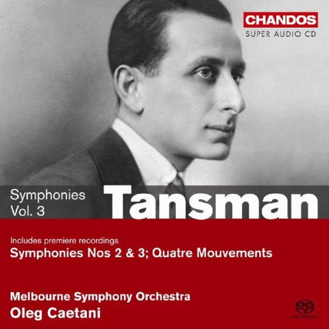 A. Tansman - Tansman: Symphonies, Vol. 3 - On the Symphonic Edge [Hybrid SACD] [CD]