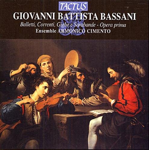 "CD cover with a Renaissance painting of musicians playing instruments."