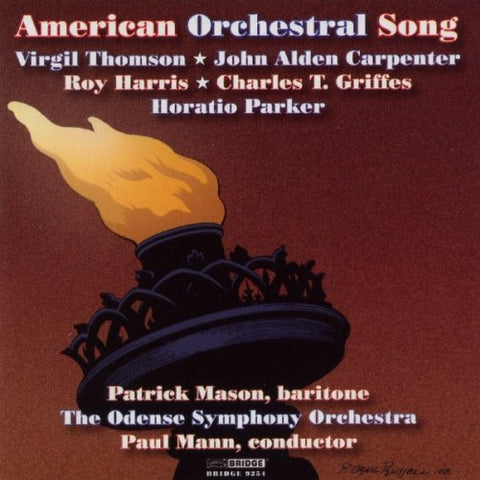 Masonodense Somann - American Orchestral Song [CD]