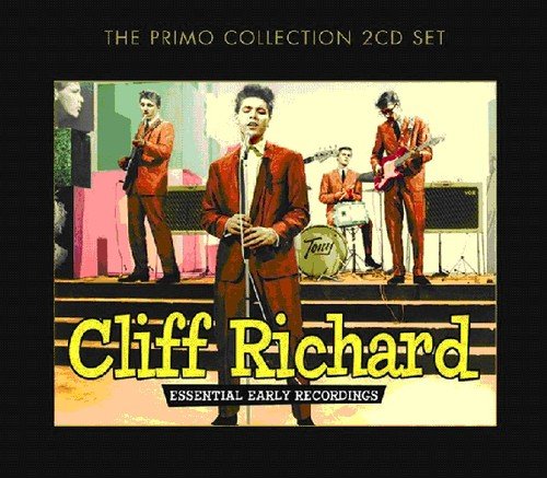 Cliff Richard CD cover featuring a band performing on stage in red suits.