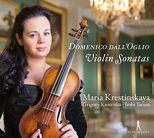 CD cover featuring a woman holding a violin in an ornate room.
